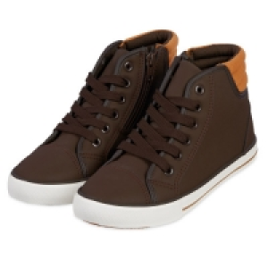 Aldi  Kids Brown Hi-Top Boot