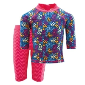 Aldi  Lily & Dan Floral Sunsafe Suit