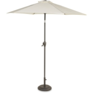 Aldi  Cream Tiltable Aluminium Parasol