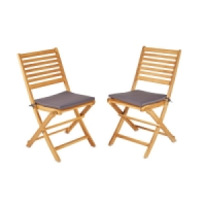 Wooden Garden Chairs 2 Pack £39.99