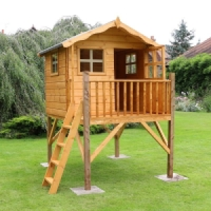 Mercia 7 x 5 Poppy Shiplap Apex Tower Playhouse £439.99