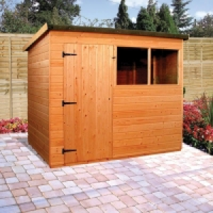 Albany Suffolk Garden Shed Brown 8 x 6 £549.95