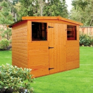 Albany Dart Garden Shed Brown 8 x 6 £549.95