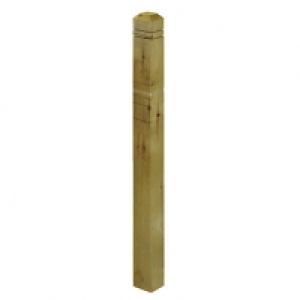 Wickes Modern Deck Post - Green 80 x 80 x 1.2m £8.00
