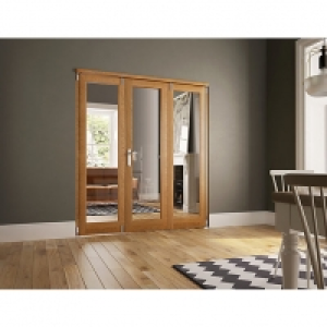 Wickes Newbury Fully Glazed Oak 1 Lite Internal Bi-Fold 3 Do £1,450.00