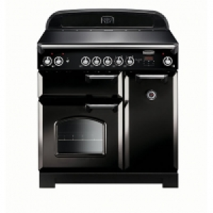 Wickes  Rangemaster Classic 90cm Ceramic Range Cooker - Black with C