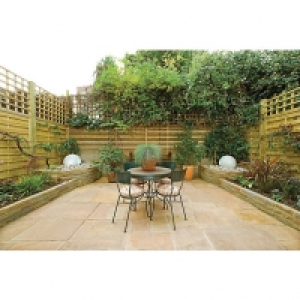 Marshalls Antique Alverno Golden Sand Paving Slab Mixed Size £750.00
