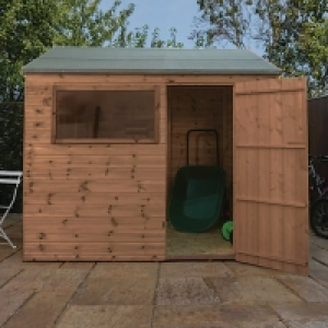 Mercia 8 x 6 ft Pressure Treated Shiplap Reverse Apex Shed £520.00