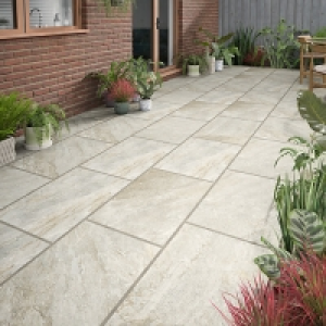 Botany Beige Matt Glazed Outdoor Porcelain Tile 900 x 600mm £43.00