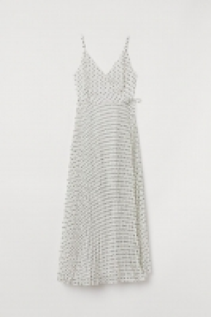 Pleated wrap dress £33.00