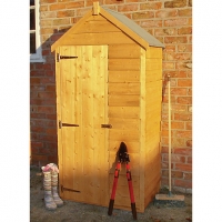 Wickes  Shire Overlap Timber Tool Store Shed Honey Brown - 3 x 2 ft