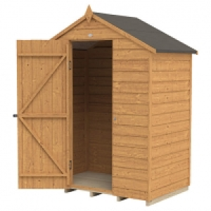 Forest Garden 5 x 3 ft Apex Overlap Dip Treated Windowless S