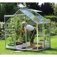 Wickes  Vitavia Venus 6 x 4 ft Toughened Glass Greenhouse