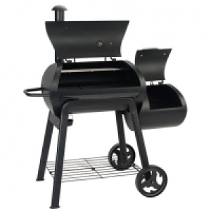 Wickes  Landmann 200 Vinson Charcoal Smoker BBQ - Black