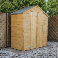 Wickes  Mercia 3 x 6 ft Timber Shiplap Apex Shed with Assembly