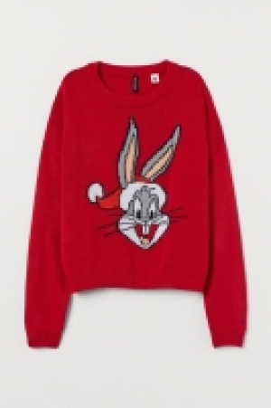 Jacquard-knit jumper £8.00