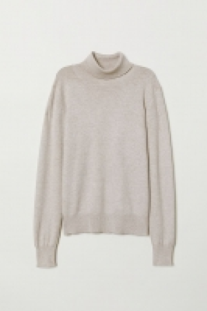 Fine-knit polo-neck jumper £9.00