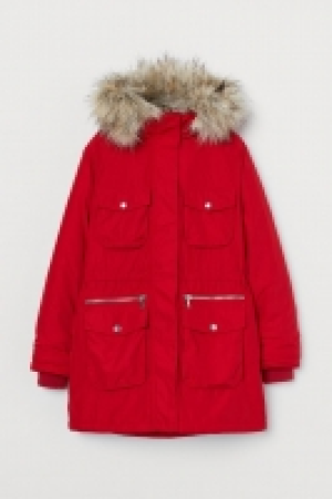 Padded parka with a hood £25.00