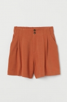 HM  Wide, viscose-blend shorts