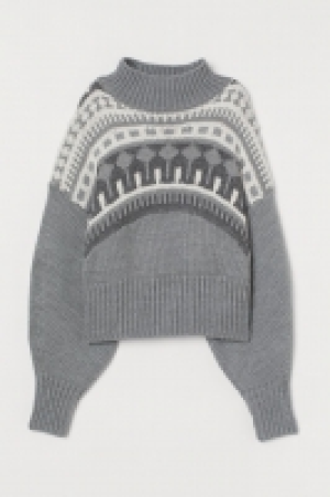 Jacquard-knit jumper £19.00
