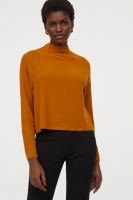 HM  Stand-up collared top