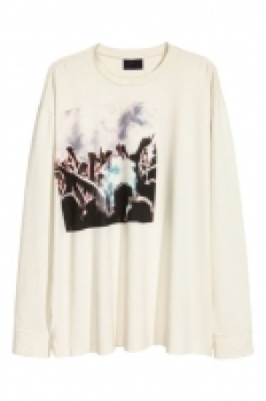 Printed jersey top £12.00