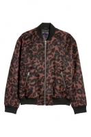HM  Leopard-print bomber jacket