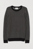 HM  Pattern-knit wool-blend jumper