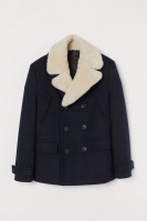 HM  Wool-blend pea coat