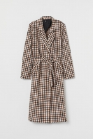 Coat with a tie belt £32.00