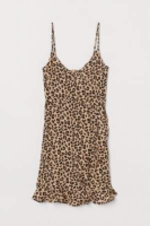 Flounce-trimmed wrap dress £9.00