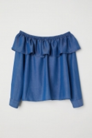 Off-the-shoulder blouse £7.00