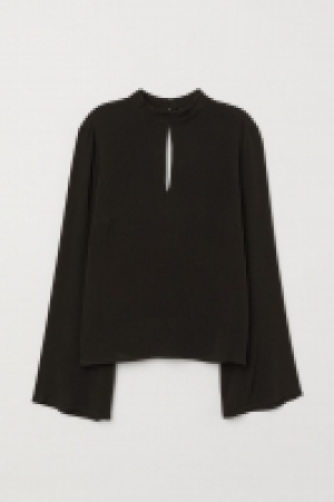 Trumpet-sleeved blouse £10.00