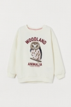 Sweatshirt with sequins £7.00