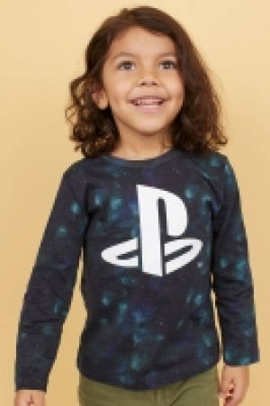 Printed jersey top £5.00