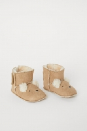 Pile-lined slippers £6.00
