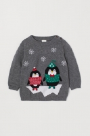 Fine-knit cotton jumper £7.00