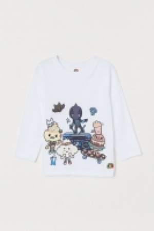 Printed jersey top £6.00