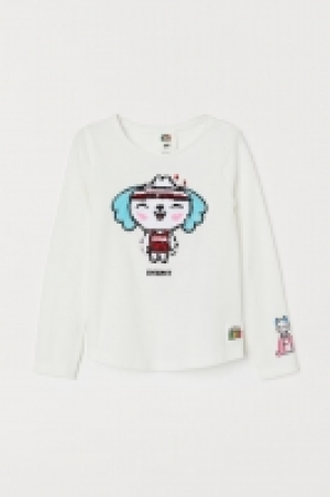 Top with reversible sequins £6.00