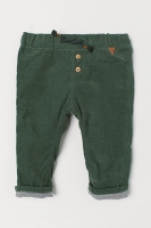 Lined corduroy trousers £6.00