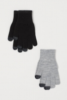 HM  2-pack smartphone gloves