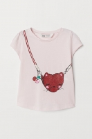Printed jersey top £2.00