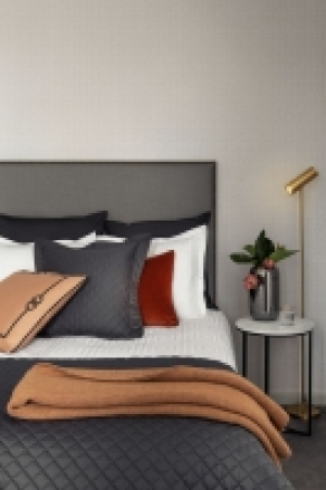 Jacquard-weave duvet cover £25.00