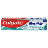 Morrisons  Colgate Max White White Crystals Fluoride Toothpaste