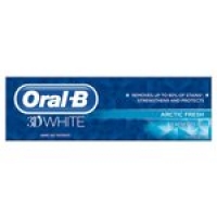 Morrisons  Oral-B 3D White Arctic Fresh Toothpaste