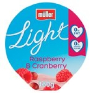 Muller Light Raspberry & Cranberry Yogurt £0.68