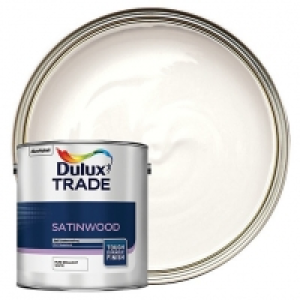 Dulux Trade Satinwood Paint - Pure Brilliant White 2.5L £32.00
