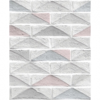 Wickes  Superfresco Easy Geo Brick White Decorative Wallpaper - 10m