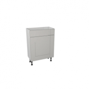 Wickes  Wickes Vermont Grey On White Floor Standing Toilet Unit - 60