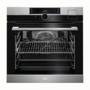 AEG Single Sous Vide SteamPro Stainless Steel Steam Oven BSK